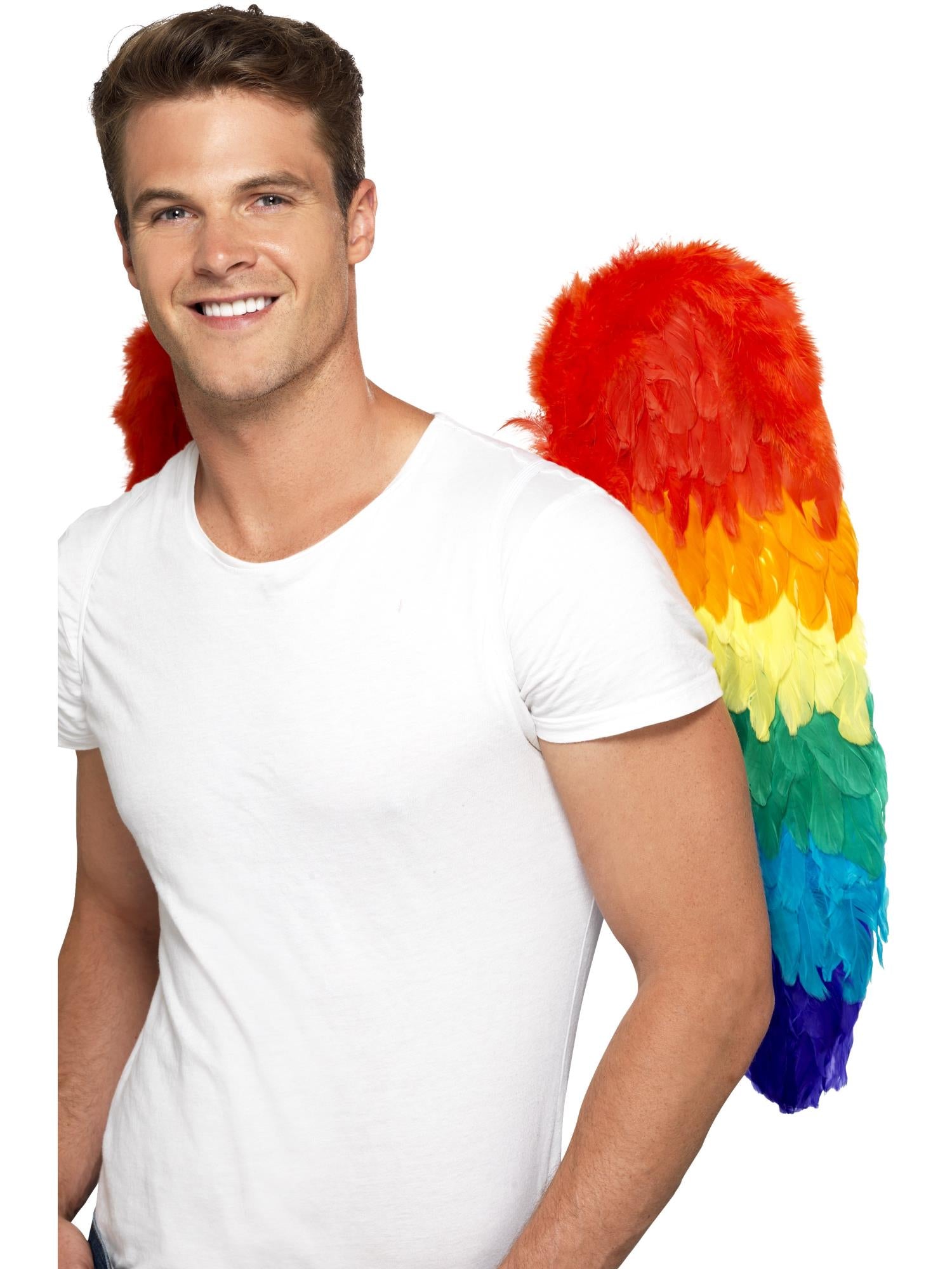 FEATHER RAINBOW WINGS, ADULT - Image 4
