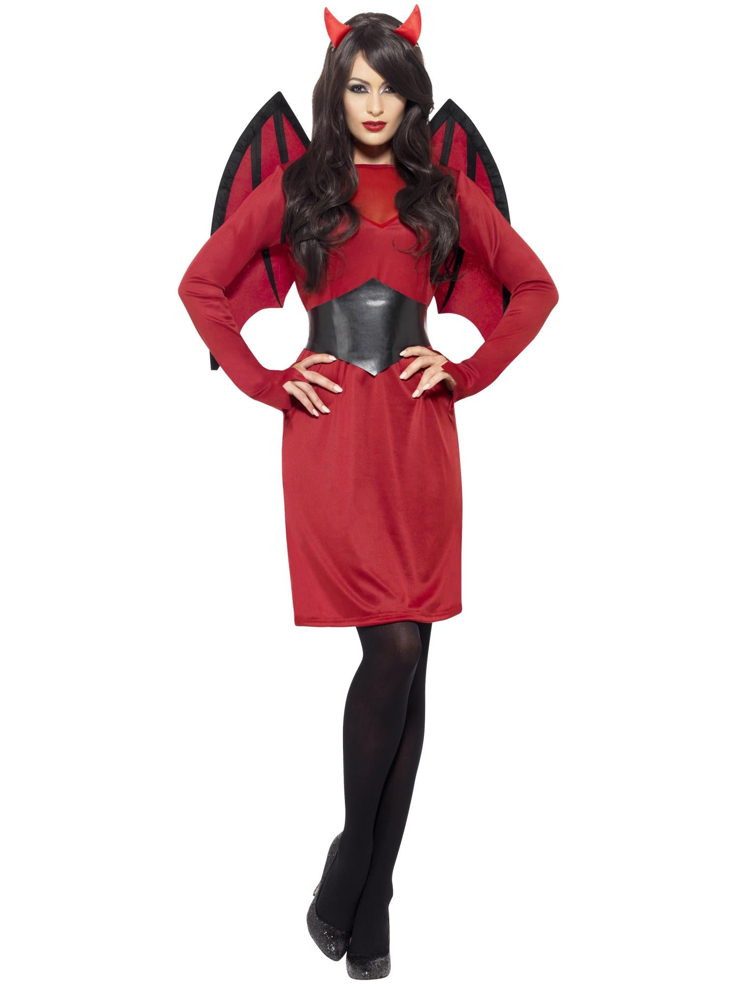 RED DEVIL COSTUME, ADULT