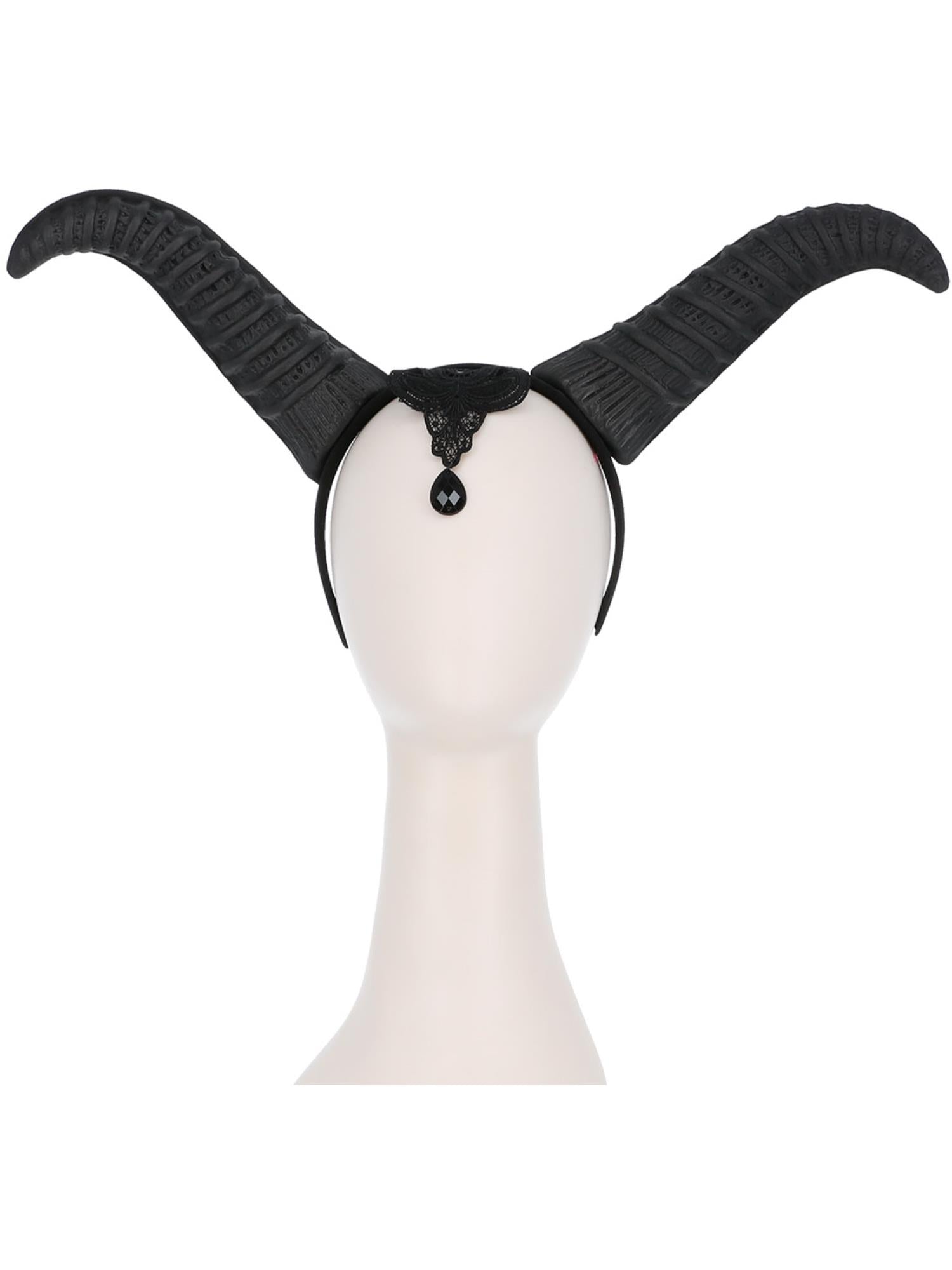 DEMONIC QUEEN HORNS, ADULT - Image 2