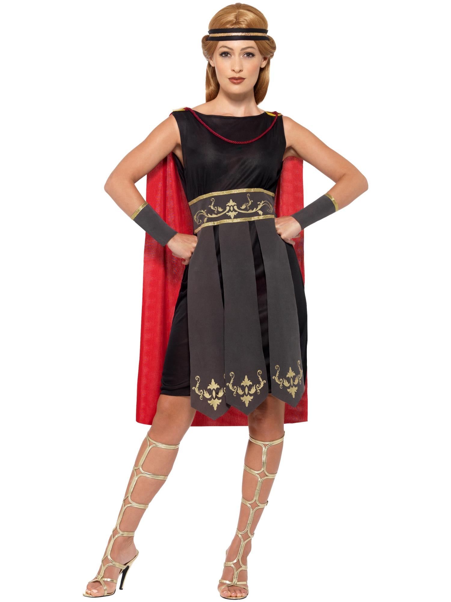 ROMAN WARRIOR LADY COSTUME, ADULT - Image 4