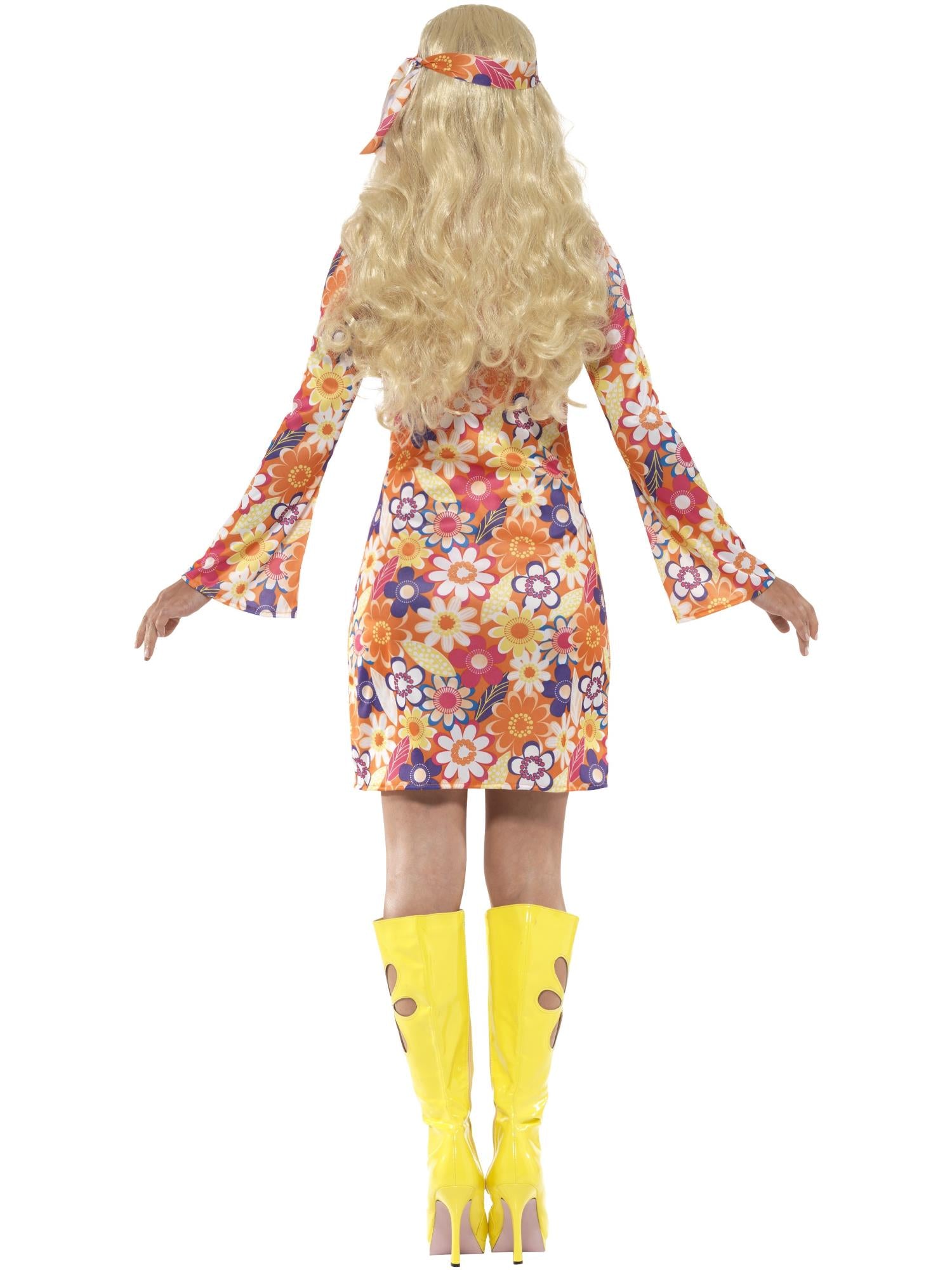 FLOWER HIPPIE COSTUME, ADULT - Image 3