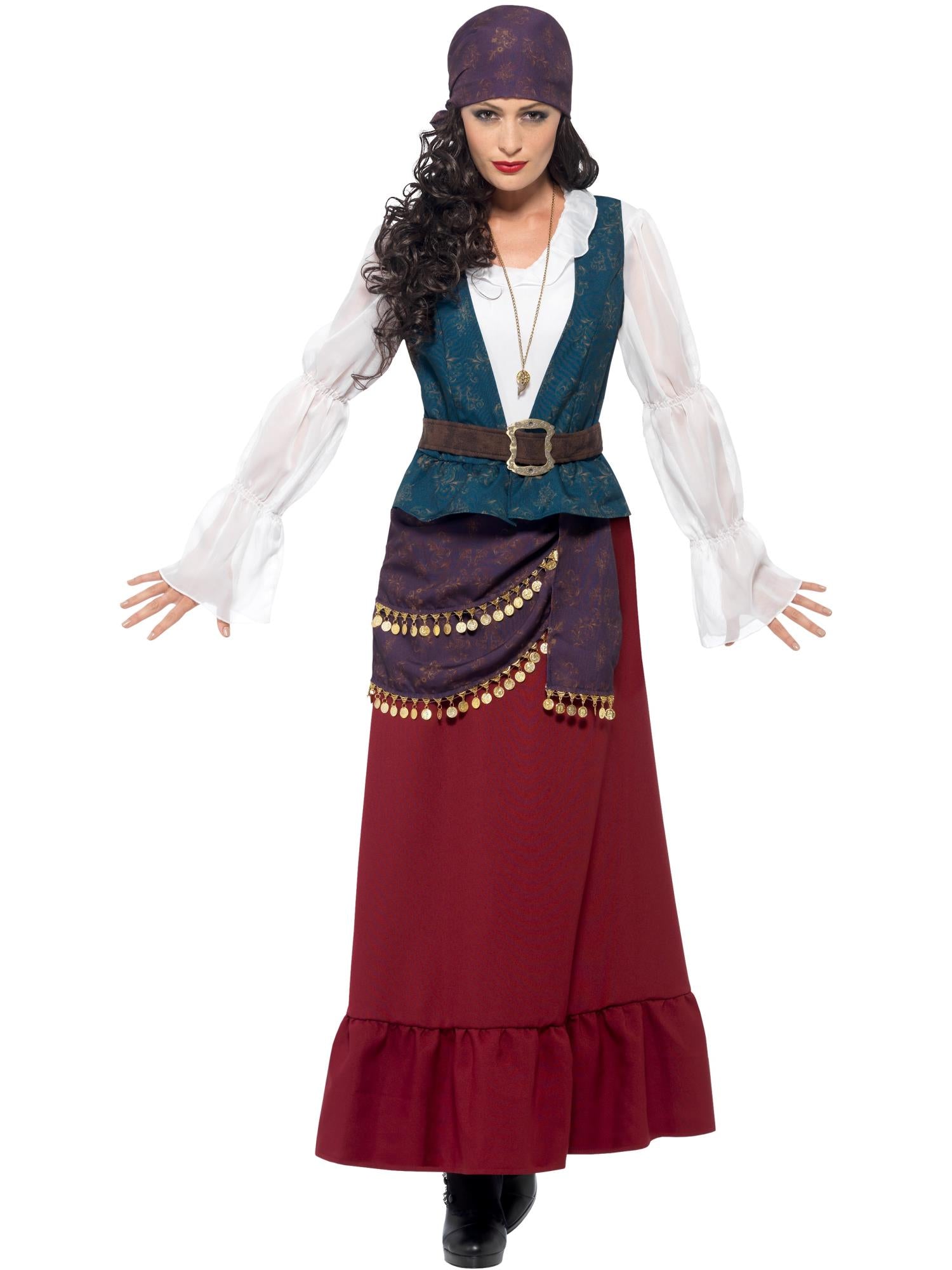 PIRATE BUCCANEER BEAUTY DELUXE COSTUME, ADULT - Image 4