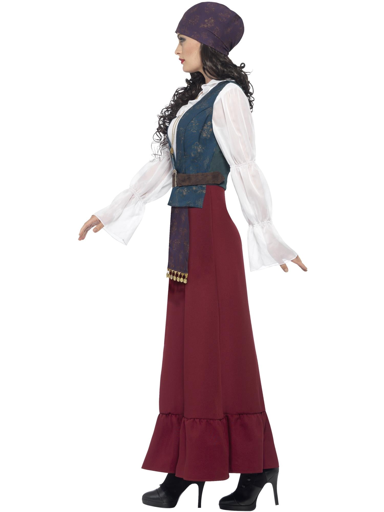PIRATE BUCCANEER BEAUTY DELUXE COSTUME, ADULT - Image 2