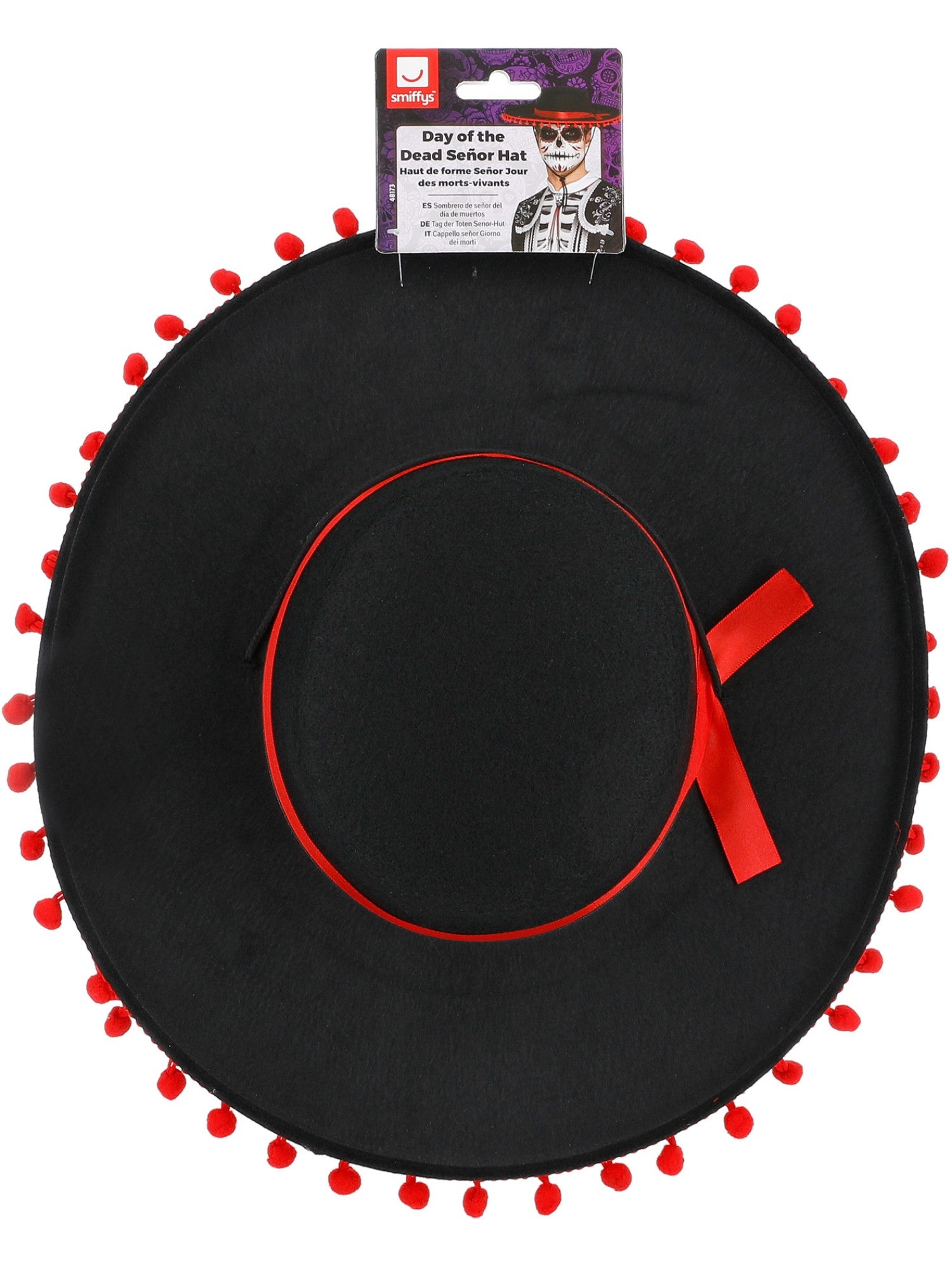 DAY OF THE DEAD SENOR HAT, ADULT - Image 3