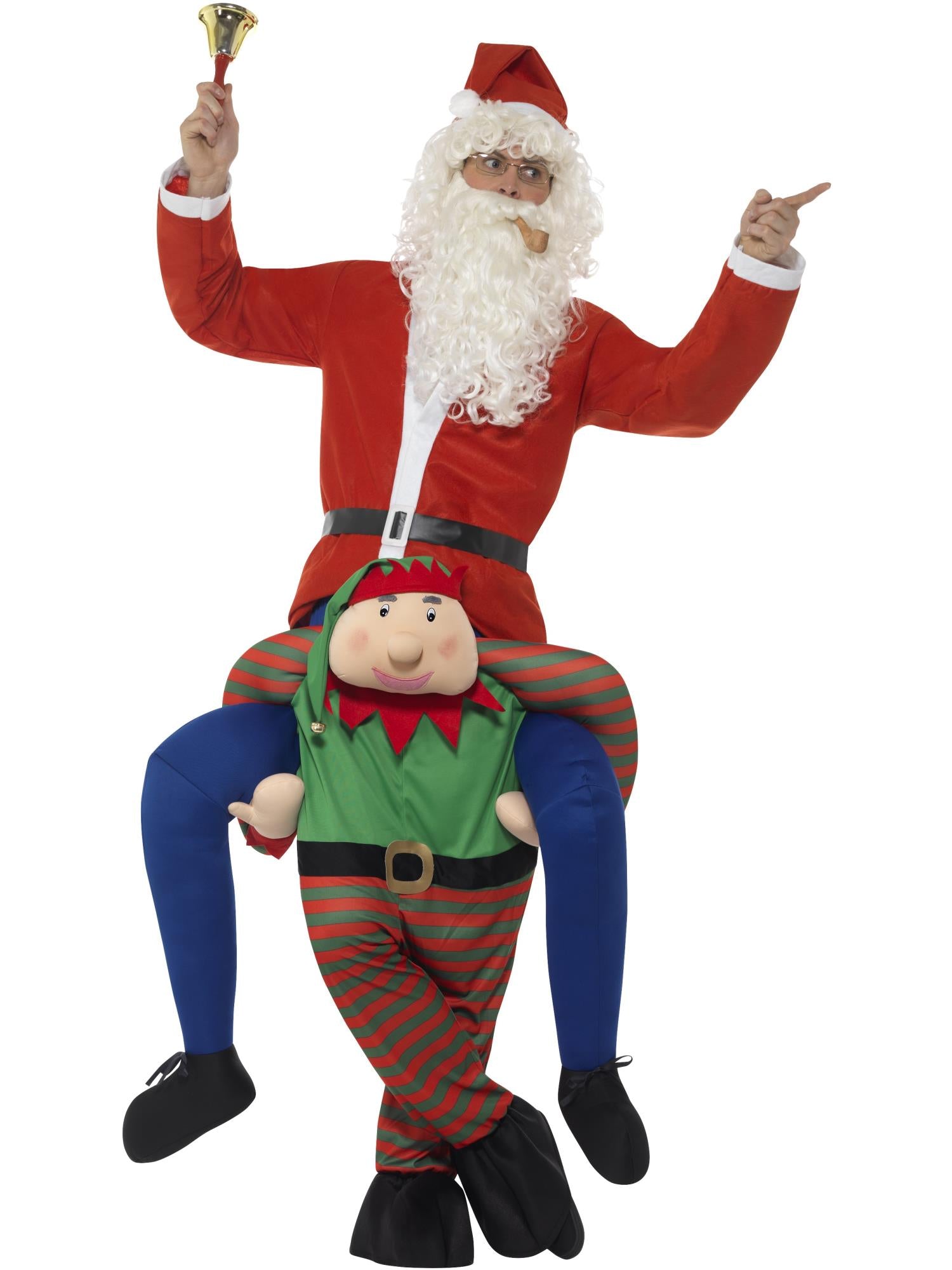 ELF PIGGY BACK COSTUME, ADULT