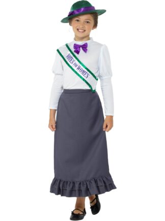 VICTORIAN SUFFRAGETTE COSTUME, CHILD