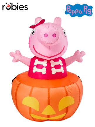 PEPPA PIG LIGHT UP LAWN INFLATABLE DECOR - 134CM TALL