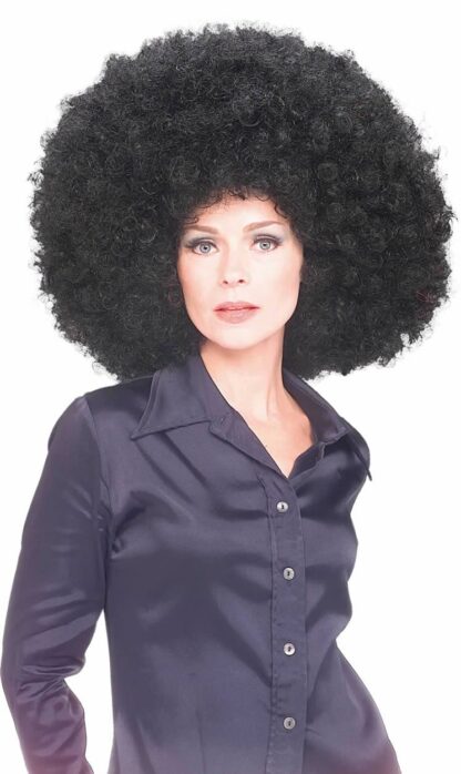 SUPER AFRO WIG BLACK - ADULT
