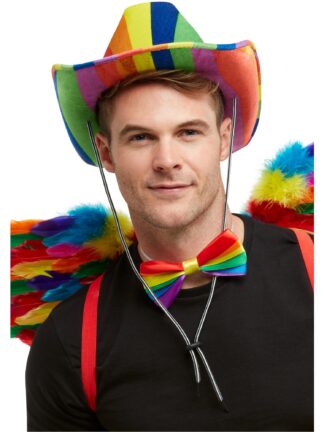 RAINBOW STETSON HAT, ADULT