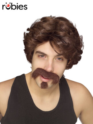 BIG JOHN WIG & FACIAL HAIR SET - ADULT