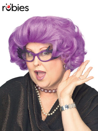 THE DAME PURPLE WIG - ADULT