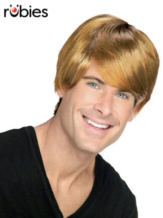ROCKET MAN WIG - LIGHT BROWN - ADULT