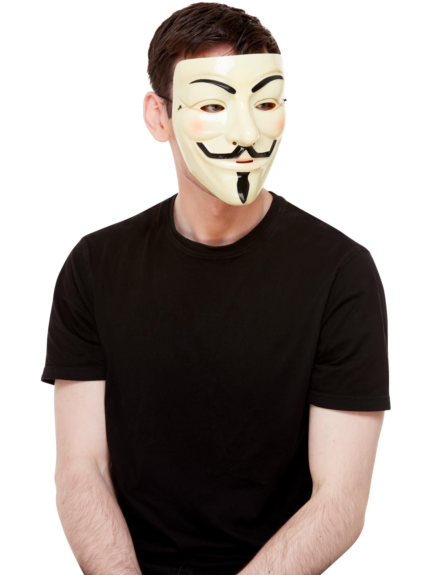 GUY FAWKES MASK, ADULT - Image 2