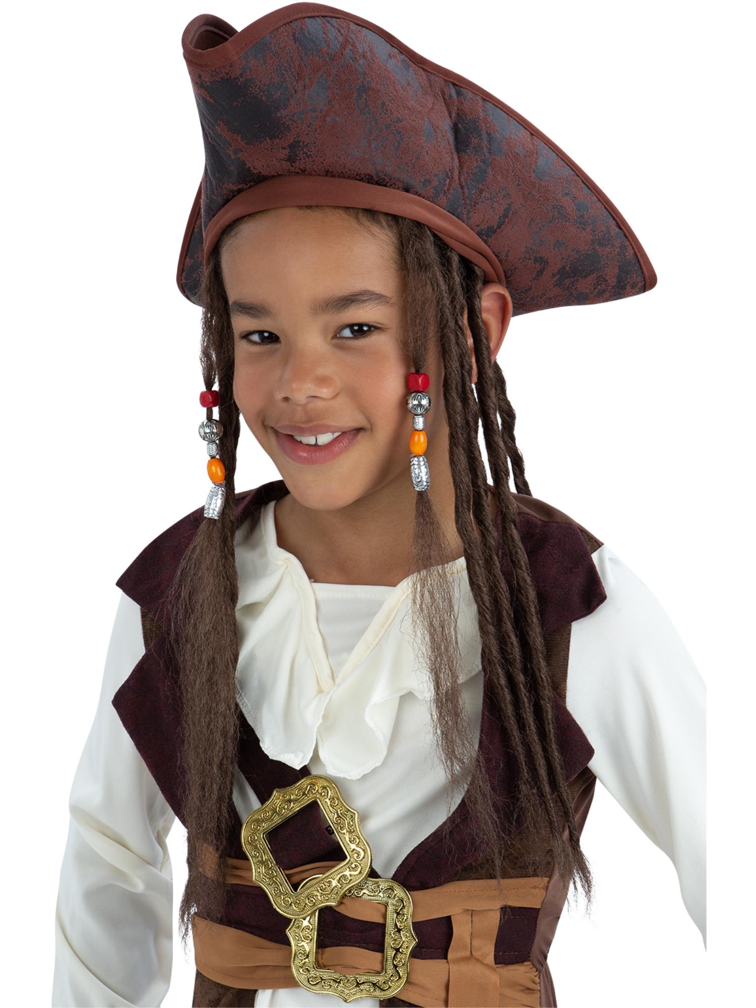 PIRATE HAT WITH DREADLOCKS, CHILD