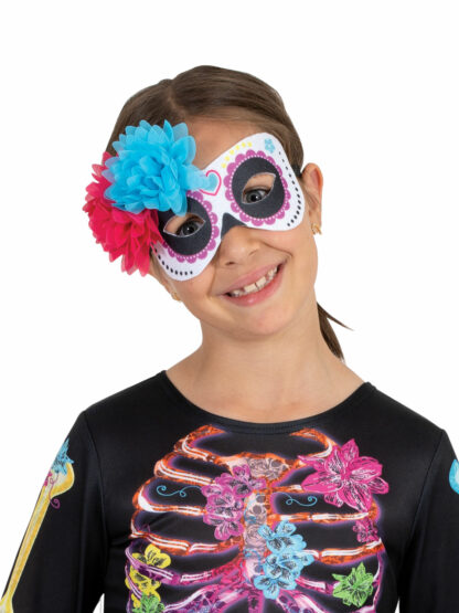 SKELETON GIRL NEON COSTUME, CHILD - Image 2