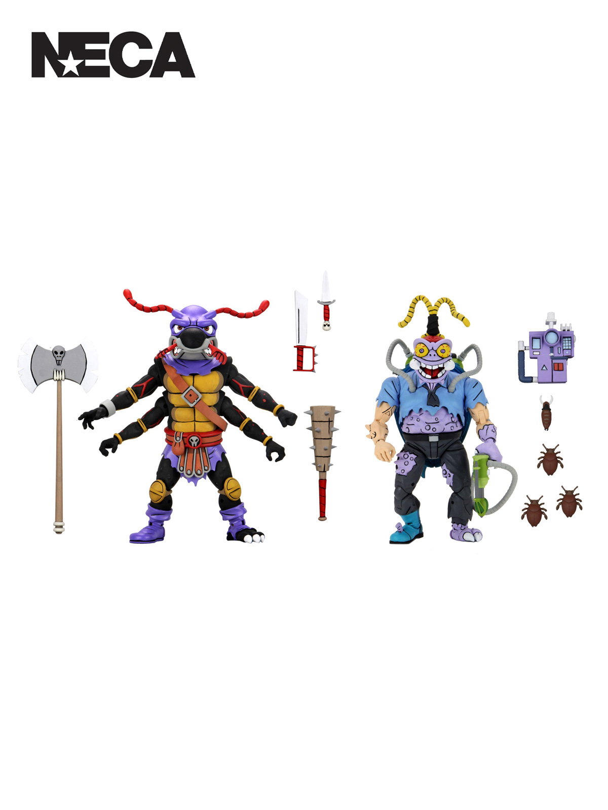 TMNT ANTRAX & SCUMBUG 2 PACK 7" SCALE ACTION FIGURES - Image 2