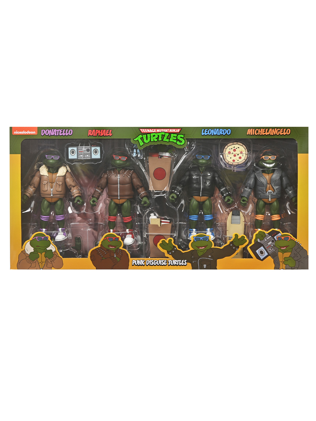 TMNT (CARTOON) PUNK TURTLES 4 PACK - 7" SCALE ACTION FIGURES - Image 7