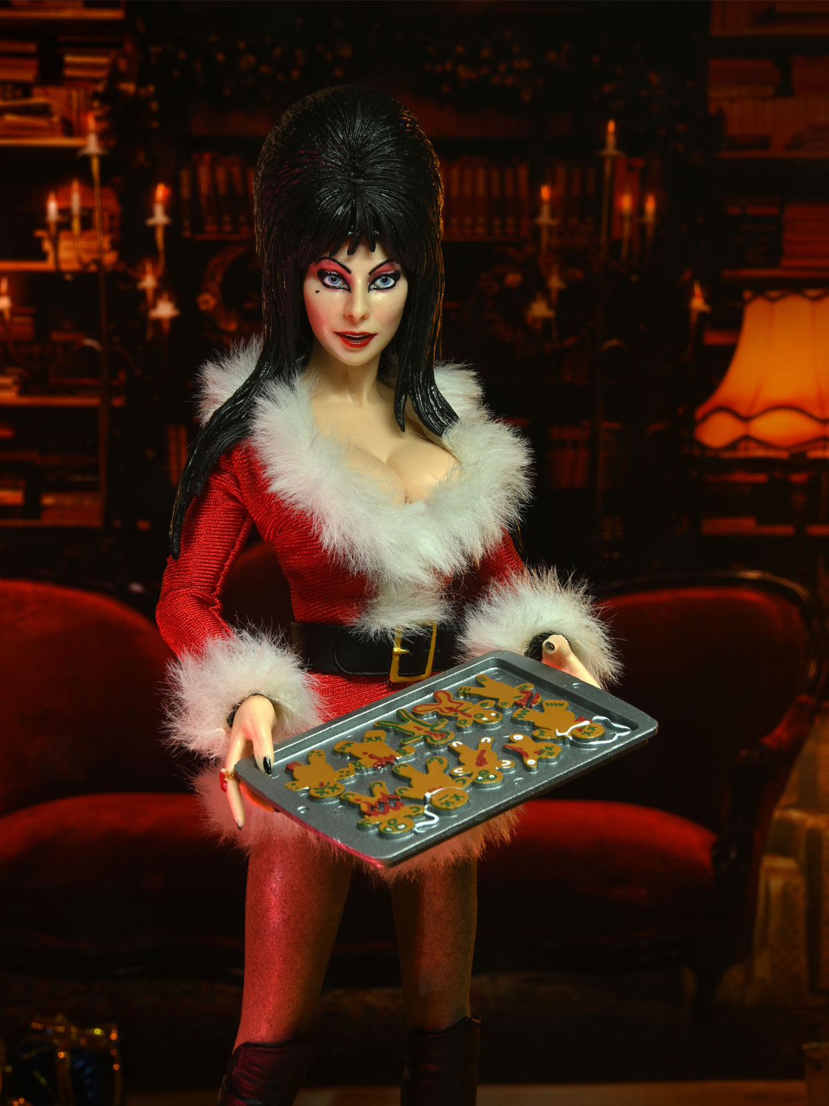 ELVIRA - VERY SCARY CHRISTMAS 8" CLOTHED ACTION FIGURE - Image 4