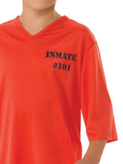 INMATE 101 PRISONER COSTUME, CHILD - Image 2