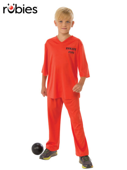 INMATE 101 PRISONER COSTUME, CHILD