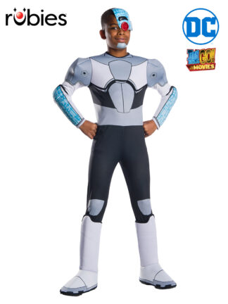 DC COMICS CYBORG DELUXE COSTUME, CHILD