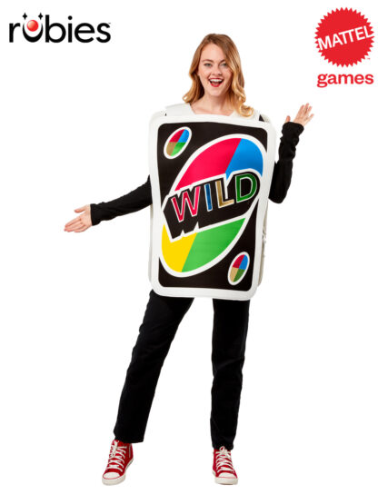 UNO WILD CARD TABARD COSTUME, ADULT