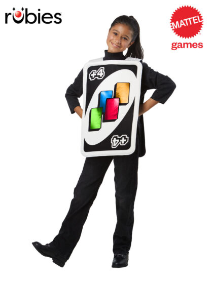 UNO DRAW FOUR CARD TABARD COSTUME, CHILD