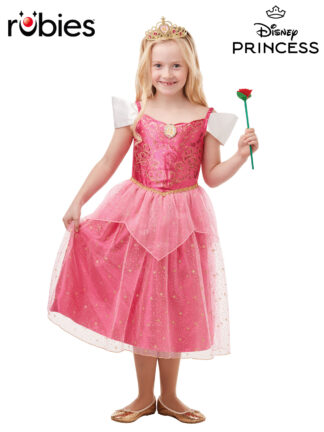 AURORA SLEEPING BEAUTY GLITTER & SPARKLE COSTUME, CHILD
