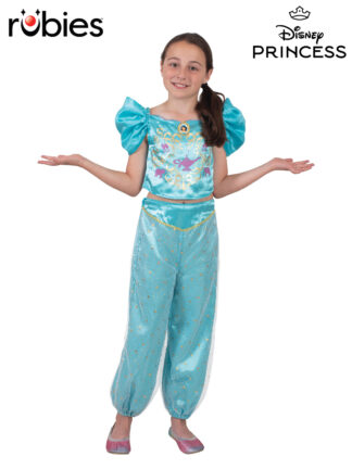 JASMINE SPARKLE DELUXE COSTUME, CHILD