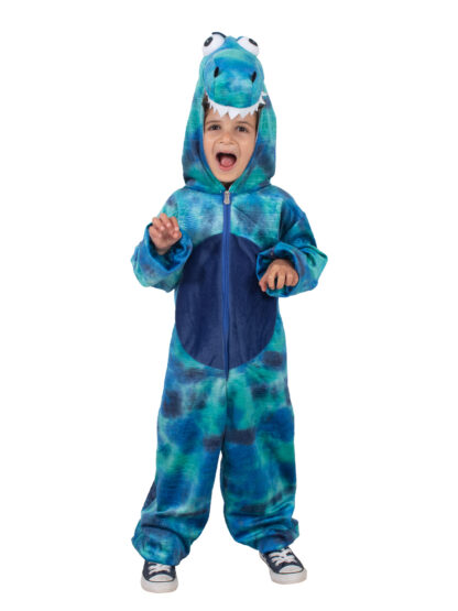 ROARIN' REX BLUE DINOSAUR COSTUME, CHILD - Image 2
