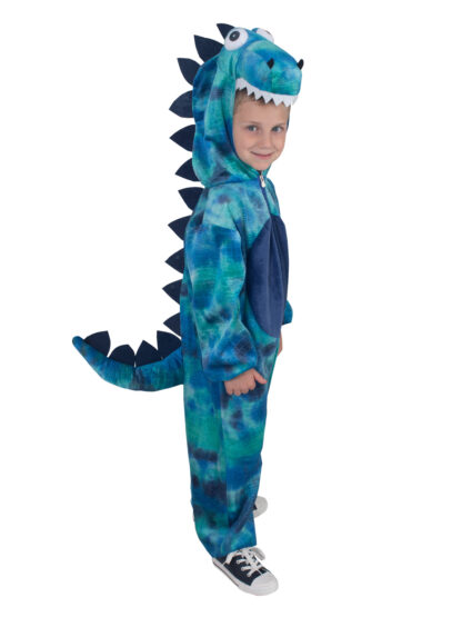 ROARIN' REX BLUE DINOSAUR COSTUME, CHILD - Image 4