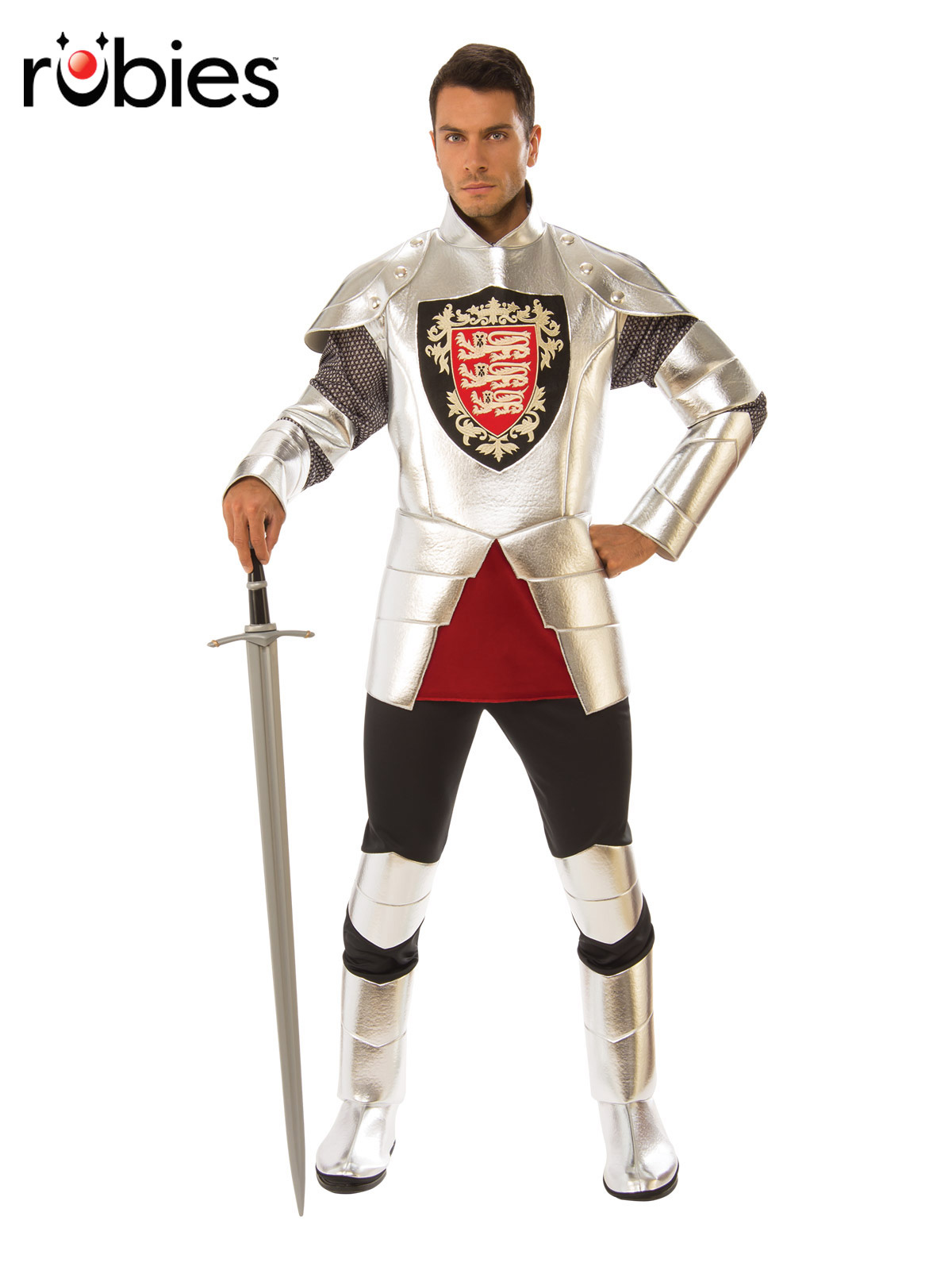 SILVER KNIGHT COSTUME, ADULT