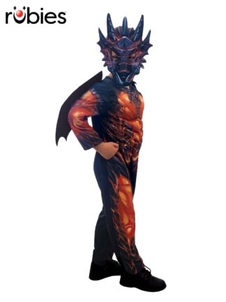ORANGE DRAGON COSTUME, CHILD