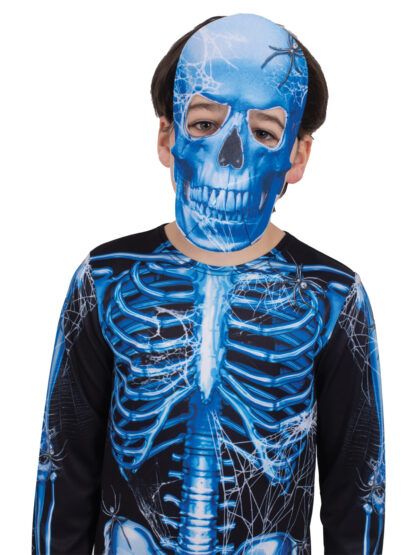 SKELETON NEON BLUE COSTUME, CHILD - Image 4