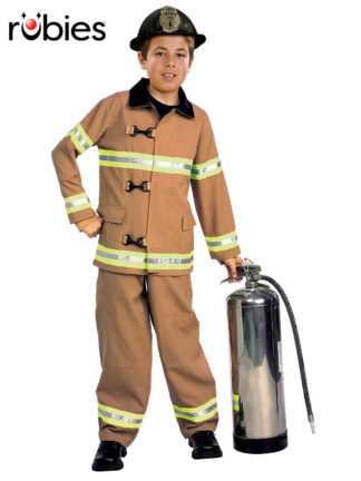 FIRE FIGHTER DELUXE COSTUME, CHILD