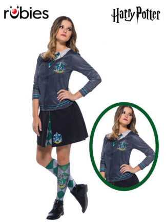 SLYTHERIN COSTUME TOP, ADULT
