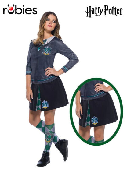 SLYTHERIN SKIRT, TEEN/ADULT