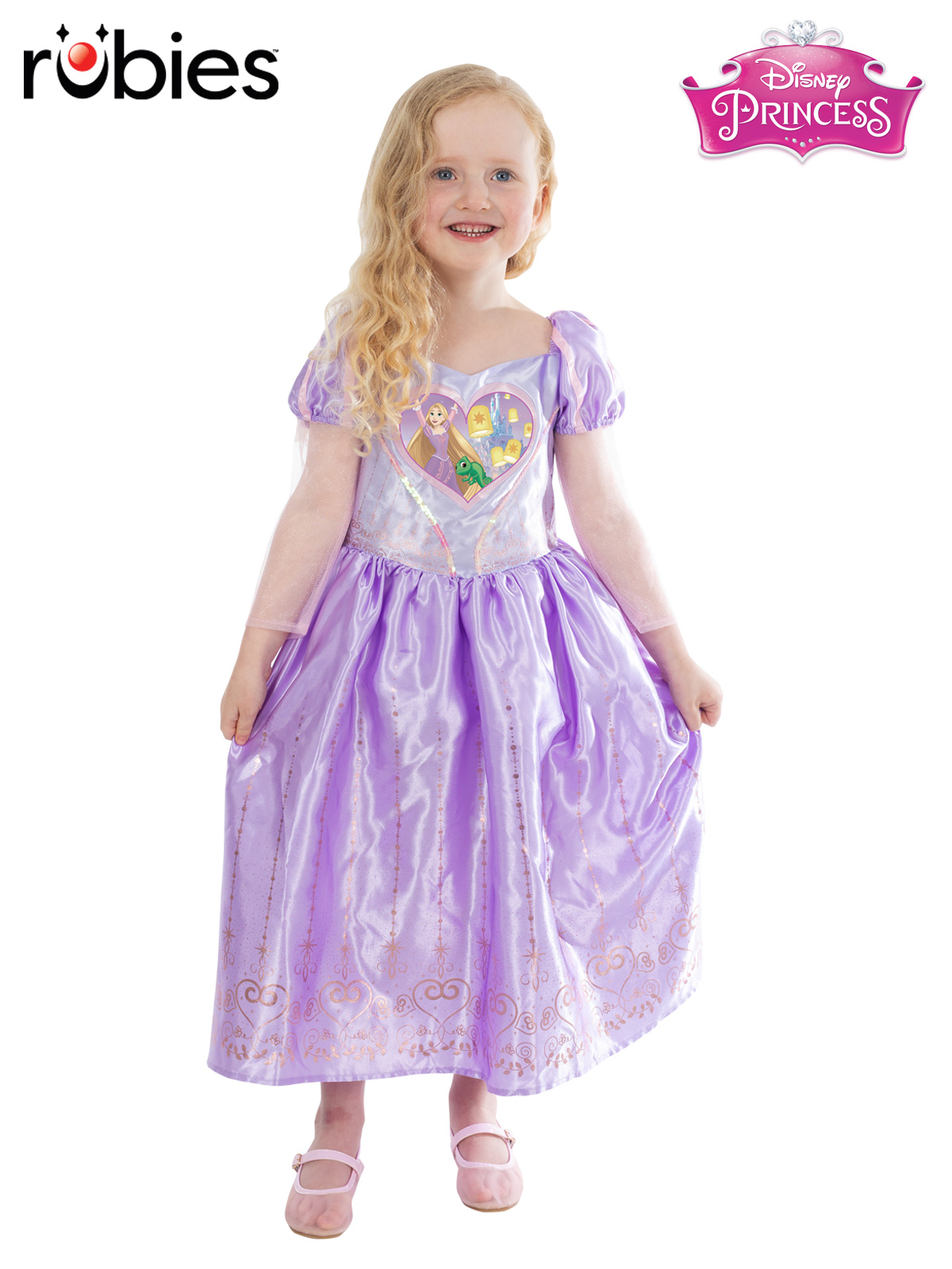 RAPUNZEL LOVEHEART DELUXE COSTUME, CHILD