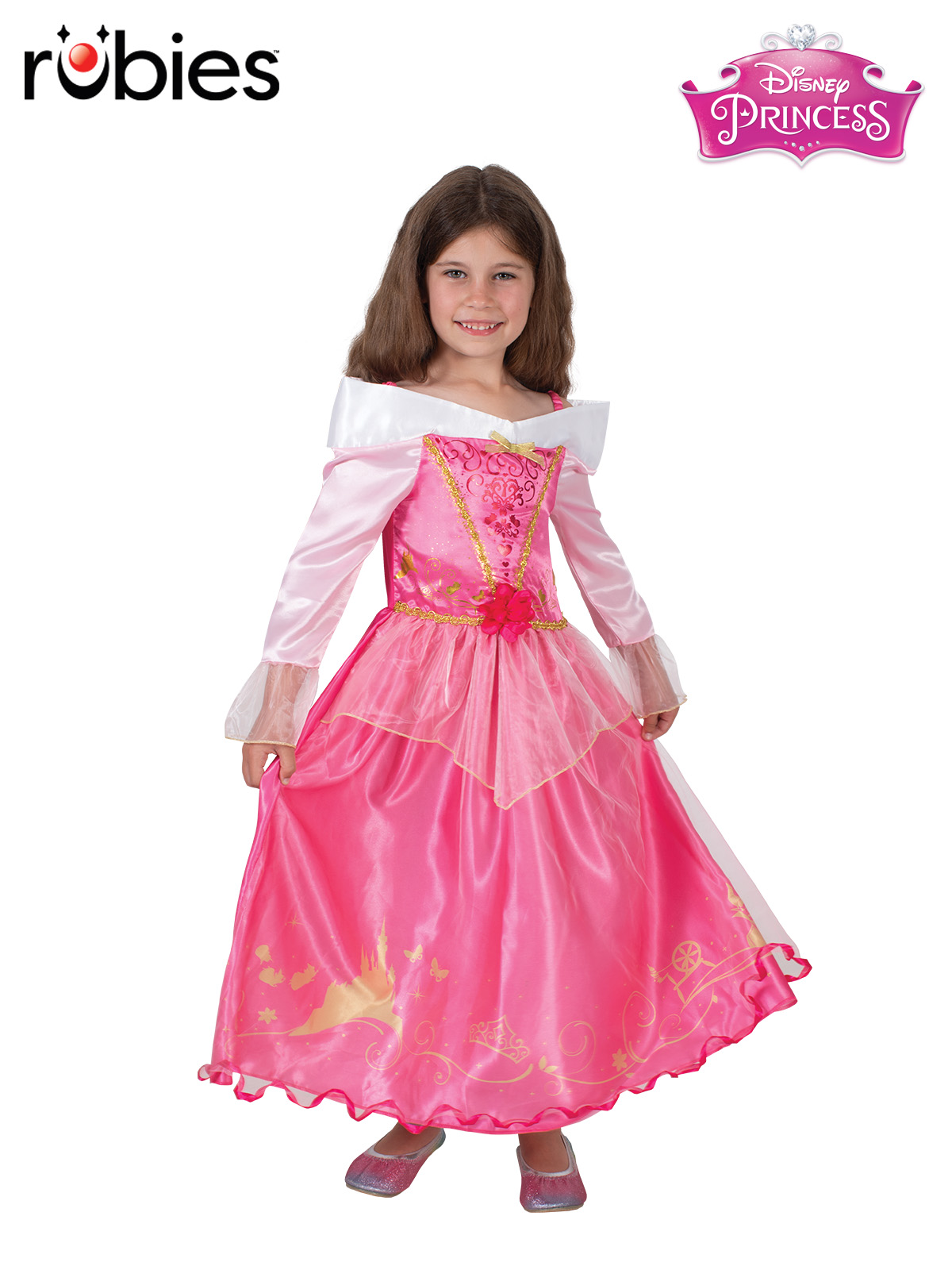 AURORA SLEEPING BEAUTY STORYTELLER DELUXE COSTUME, CHILD