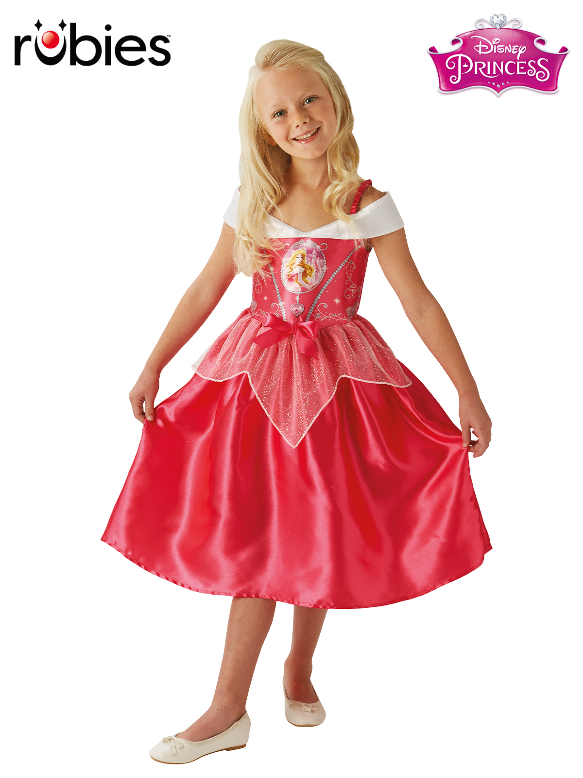 AURORA SLEEPING BEAUTY FAIRYTALE COSTUME, CHILD