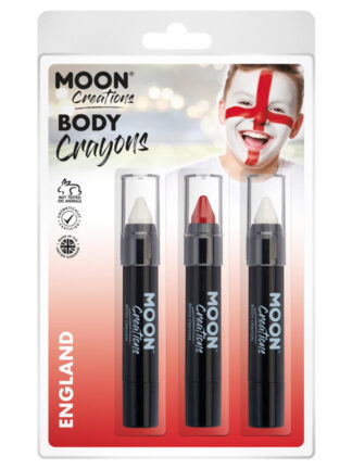 MOON CREATIONS BODY CRAYONS - ENGLAND COLOURS