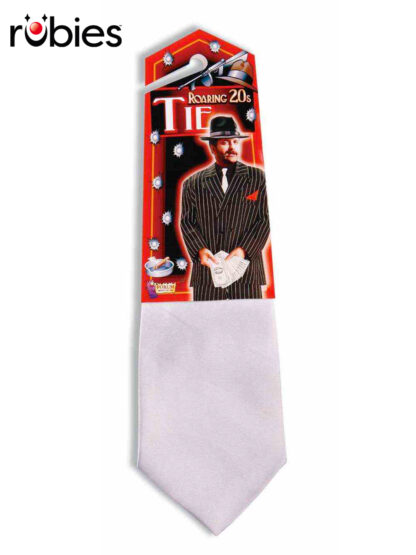 GANGSTER TIE - WHITE
