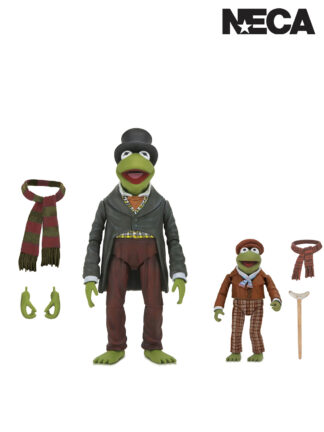 THE MUPPETS - MUPPET CHRISTMAS CAROL ULTIMATE KERMIT AS BOB CRATCHIT - 7" SCALE ACTION FIGURE