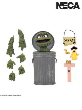 SESAME STREET - ULTIMATE OSCAR THE GROUCH 7" SCALE ACTION FIGURE