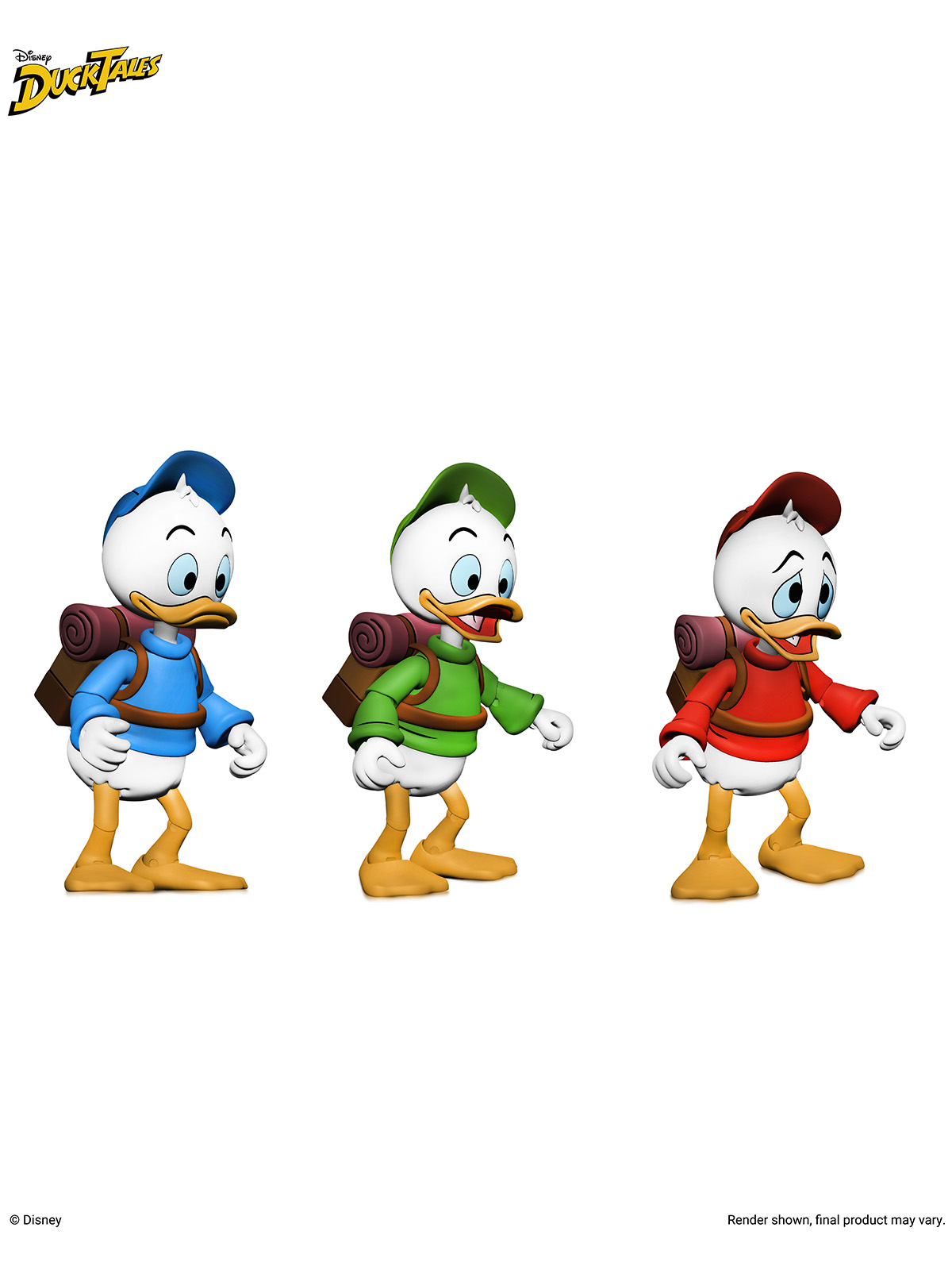 DUCKTALES ULTIMATE HUEY, DUEY & LOUIE 3-PACK - 7" SCALE ACTION FIGURE - Image 2