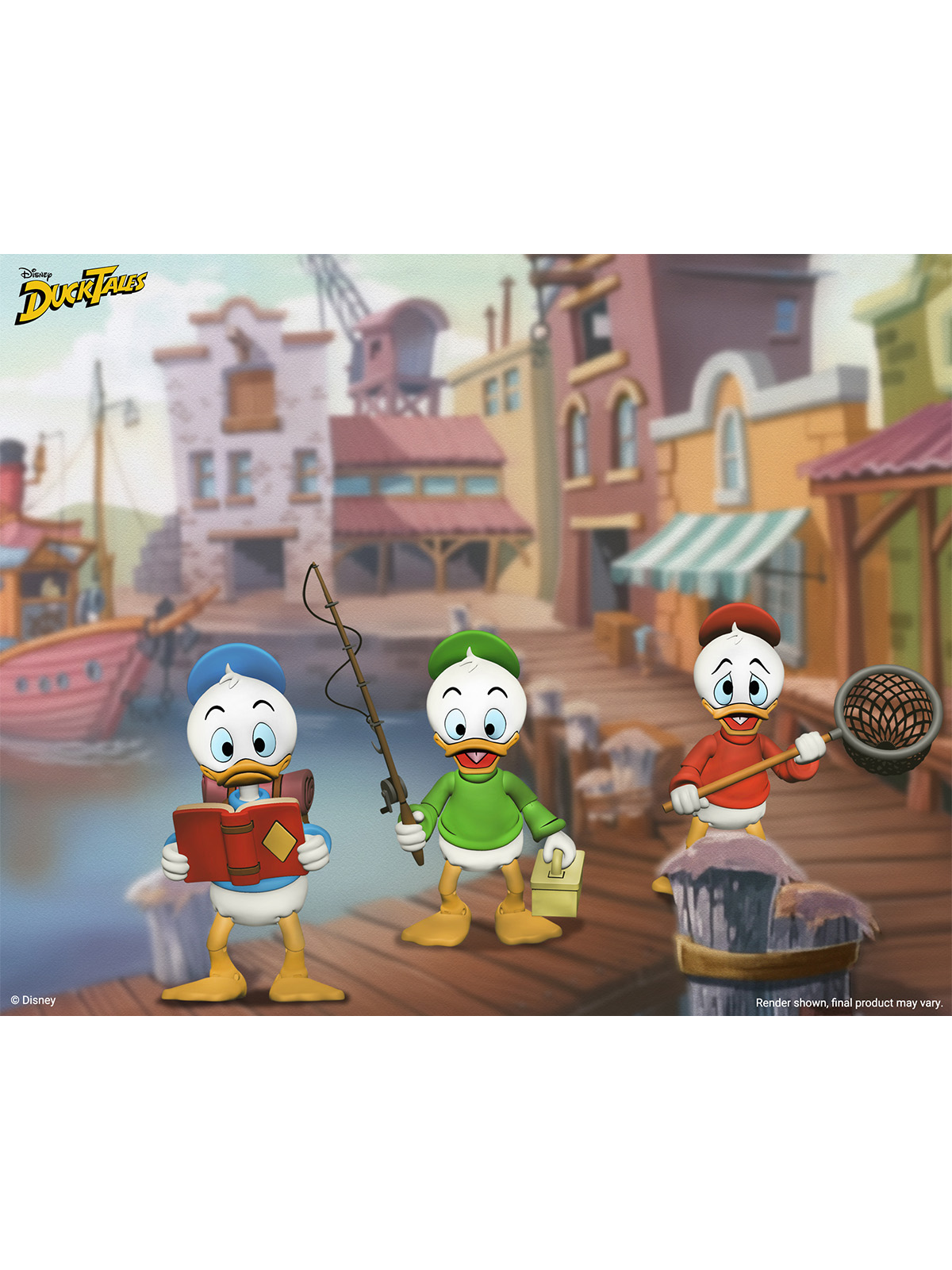 DUCKTALES ULTIMATE HUEY, DUEY & LOUIE 3-PACK - 7" SCALE ACTION FIGURE - Image 3