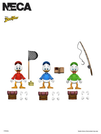 DUCKTALES ULTIMATE HUEY, DUEY & LOUIE 3-PACK - 7" SCALE ACTION FIGURE
