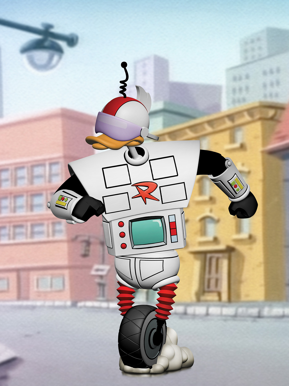 DUCKTALES ULTIMATE GIZMODUCK - 7" SCALE ACTION FIGURE - Image 2