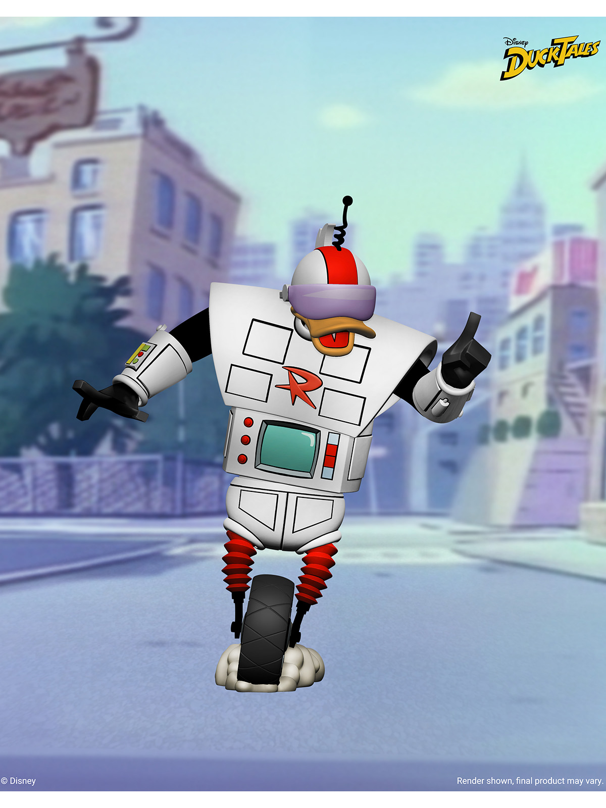 DUCKTALES ULTIMATE GIZMODUCK - 7" SCALE ACTION FIGURE - Image 4