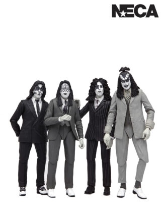 KISS - DRESSED TO KILL ALBUM COVER 4 PACK - 7" SCALE ACTION FIGURES